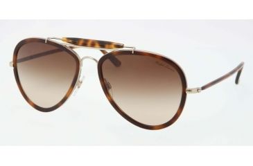 Image of Ralph Lauren RL7038W Progressive Prescription Sunglasses RL7038W-91793B-57 - Lens Diameter 57 mm, Lens Diameter 57 mm, Frame Color Matte Pale Gold/havana