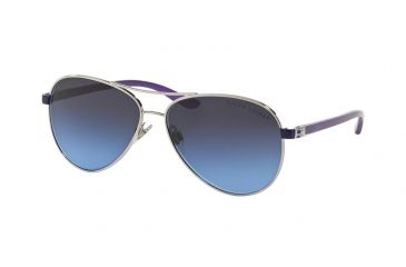 Image of Ralph Lauren RL7046 Progressive Prescription Sunglasses RL7046-926879-58 - Lens Diameter 58 mm, Frame Color Shiny Silver