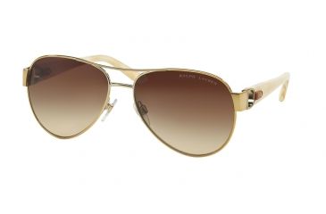 Image of Ralph Lauren RL7047Q Progressive Prescription Sunglasses RL7047Q-928613-58 - Lens Diameter 58 mm, Frame Color Shiny Pale Gold