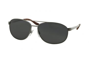 Image of Ralph Lauren RL7048 Single Vision Prescription Sunglasses RL7048-928287-65 - Lens Diameter 65 mm, Frame Color Semi Shiny Gunmetal