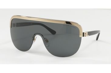 Image of Ralph Lauren RL7057 Sunglasses 911687-42 - Light Gold Frame, Gray Lenses