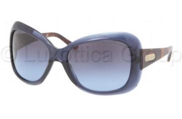 Image of Ralph Lauren RL8076 Sunglasses 52768F-5917 - Blue Transparent Blue Gray Gradient