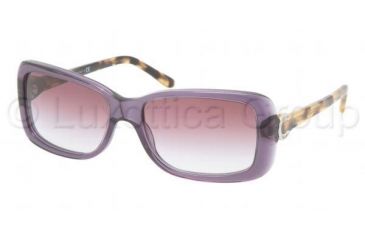 Image of Ralph Lauren RL8078 Sunglasses 52428H-5516 - Transparent Violet Frame, Violet Gradient Lenses