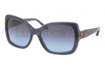 Image of Ralph Lauren RL8083 Sunglasses 52768F-5717 - Blue Sea Transparent Frame, Gray Gradient Lenses
