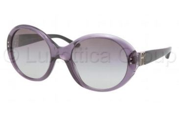 Image of Ralph Lauren RL8084 Progressive Prescription Sunglasses RL8084-52428G-5521 - Frame Color Transparent/Violet, Lens Diameter 55 mm