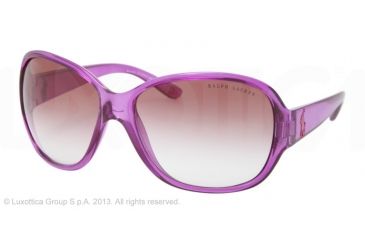 Image of Ralph Lauren RL8090 Bifocal Prescription Sunglasses RL8090-54038D-64 - Lens Diameter 64 mm, Lens Diameter 64 mm, Frame Color Violet Transparent