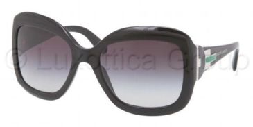 Image of Ralph Lauren RL8097B Sunglasses 50018G-5719 - Black Frame, Gray Gradient Lenses