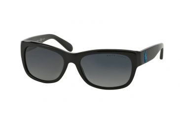 Image of Ralph Lauren RL8106 Progressive Prescription Sunglasses RL8106-5001T3-56 - Lens Diameter 56 mm, Lens Diameter 56 mm, Frame Color Black