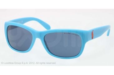 Image of Ralph Lauren RL8106 Progressive Prescription Sunglasses RL8106-541080-56 - Lens Diameter 56 mm, Lens Diameter 56 mm, Frame Color Azure