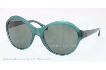 Image of Ralph Lauren RL8111 Single Vision Prescription Sunglasses RL8111-544671-59 - Lens Diameter 59 mm, Frame Color Shiny Green