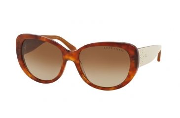 Image of Ralph Lauren RL8114 Progressive Prescription Sunglasses RL8114-544913-56 - Lens Diameter 56 mm, Frame Color Havana Red Vintage Effect