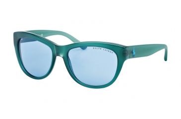 Image of Ralph Lauren RL8122 Bifocal Prescription Sunglasses RL8122-548072-55 - Lens Diameter 55 mm, Frame Color Green Acquamarina Opalin
