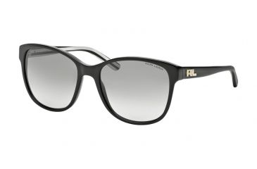 Image of Ralph Lauren RL8123 Single Vision Prescription Sunglasses RL8123-500111-56 - Lens Diameter 56 mm, Frame Color Black