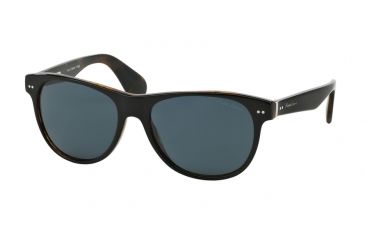 Image of Ralph Lauren RL8129P Progressive Prescription Sunglasses RL8129P-5260R5-56 - Lens Diameter 56 mm, Frame Color Top Black On Jerry Tortoise