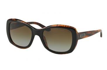 Image of Ralph Lauren RL8132 Single Vision Prescription Sunglasses RL8132-5260T5-55 - Lens Diameter 55 mm, Frame Color Top Black/Havana