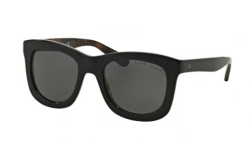 Image of Ralph Lauren RL8137 Single Vision Prescription Sunglasses RL8137-526087-51 - Lens Diameter 51 mm, Frame Color Top Black/jerry Tortoise