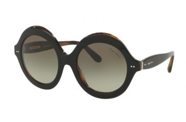 Image of Ralph Lauren RL8140 Single Vision Prescription Sunglasses RL8140-52608E-54 - Lens Diameter 54 mm, Frame Color Top Black On Jerry Havana