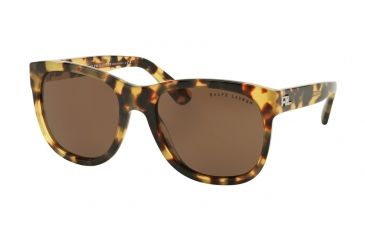 Image of Ralph Lauren RL8141 Sunglasses 50043G-60 - Spotty Havana Frame, Brown Lenses