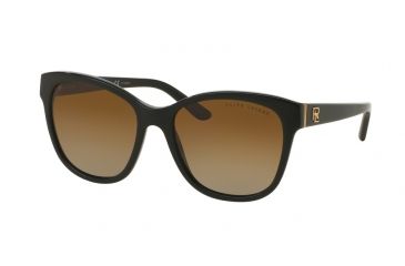 Image of Ralph Lauren RL8143 Single Vision Prescription Sunglasses RL8143-5001T5-55 - Lens Diameter 55 mm, Frame Color Shiny Black