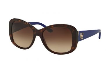 Image of Ralph Lauren RL8144 Progressive Prescription Sunglasses RL8144-500313-56 - Lens Diameter 56 mm, Frame Color Shiny Dark Havana
