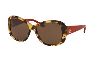 Image of Ralph Lauren RL8144 Progressive Prescription Sunglasses RL8144-500473-56 - Lens Diameter 56 mm, Frame Color Shiny Spotty Tortoise