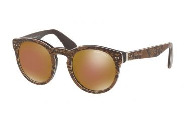 Image of Ralph Lauren RL8146P Single Vision Prescription Sunglasses RL8146P-5645F9-49 - Lens Diameter 49 mm, Frame Color Top Python On Brown Vintage