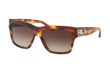 Image of Ralph Lauren RL8154 Single Vision Prescription Sunglasses RL8154-500713-56 - Lens Diameter 56 mm, Frame Color Striped Havana