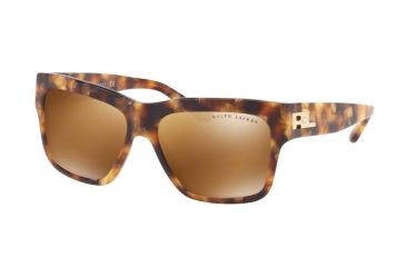 Image of Ralph Lauren RL8154 Single Vision Prescription Sunglasses RL8154-56156H-56 - Lens Diameter 56 mm, Frame Color Gold Havana