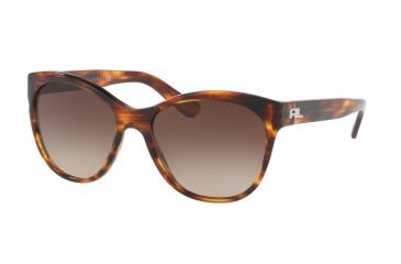 Image of Ralph Lauren RL8156 Single Vision Prescription Sunglasses RL8156-500713-57 - Lens Diameter 57 mm, Frame Color Striped Havana