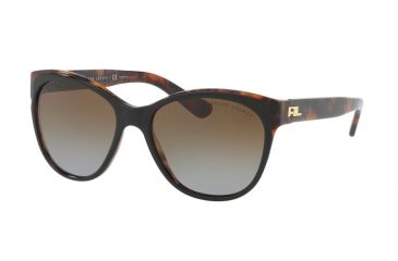Image of Ralph Lauren RL8156 Single Vision Prescription Sunglasses, 57mm, Top Black-havana Jerry, RL8156-5260T5-57-SV