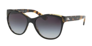 Image of Ralph Lauren RL8156 Single Vision Prescription Sunglasses RL8156-56318G-57 - Lens Diameter 57 mm, Frame Color Top Black/spotty Havana