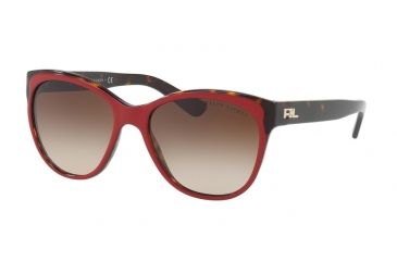 Image of Ralph Lauren RL8156 Single Vision Prescription Sunglasses RL8156-563213-57 - Lens Diameter 57 mm, Frame Color Top Red/dark Havana