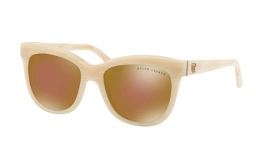 Image of Ralph Lauren RL8158 Single Vision Prescription Sunglasses RL8158-5305F9-54 - Lens Diameter 54 mm, Frame Color Cream Horn