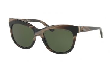 Image of Ralph Lauren RL8158 Single Vision Prescription Sunglasses RL8158-563471-54 - Lens Diameter 54 mm, Frame Color Brown Horn
