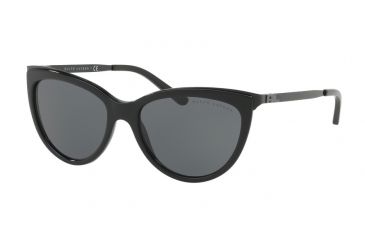 Image of Ralph Lauren RL8160 Sunglasses 500187-56 - Black Frame, Gray Lenses