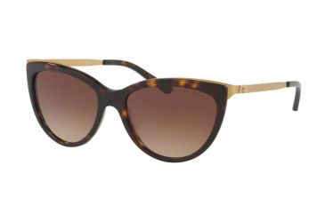 Image of Ralph Lauren RL8160 Sunglasses 500313-56 - Dark Havana Frame, Brown Gradient Lenses