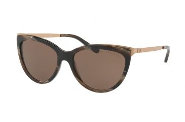 Image of Ralph Lauren RL8160 Sunglasses 563473-56 - Brown Horn Frame, Brown Lenses