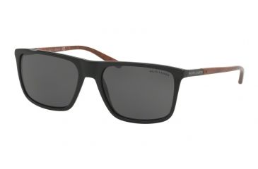 Image of Ralph Lauren RL8161 Single Vision Prescription Sunglasses, 58mm, Black, RL8161-500187-58-SV