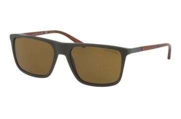Image of Ralph Lauren RL8161 Single Vision Prescription Sunglasses, 58mm, Olive Vintage Effect, RL8161-558573-58-SV