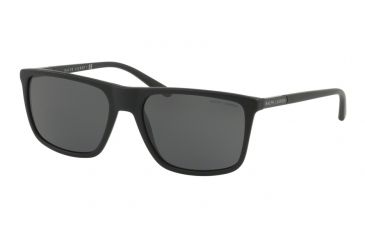 Image of Ralph Lauren RL8161 Single Vision Prescription Sunglasses, 58mm, Sandblast Black, RL8161-565387-58-SV