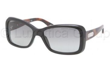 Image of Ralph Lauren Bifocal Sunglasses RL8066 with Lined Bi-Focal Rx Prescription Lenses RL8066-525811-5516 - Lens Diameter: 55 mm, Frame Color: Black