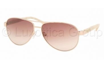 Image of Ralph RA4004 SV Prescription Sunglasses - Gold/Cream Brown Gradient Frame / 59 mm Prescription Lenses, 101-13-5913