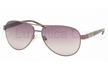 Image of Ralph RA4004 SV Prescription Sunglasses - Gunmetal/Grey Horn Gray Gradient Frame / 59 mm Prescription Lenses, 103-11-5913