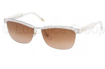 Image of Ralph RA 4070 Sunglasses Styles - White Frame / Brown Gradient Lenses, 105-13-5613