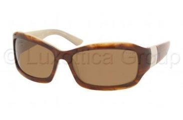 Image of Ralph RA5004 Sunglasses with No-Line Progressive Rx Prescription Lenses, Select Frame Color / Lens Diameter Brown/Horn Frame / 60 mm Prescription Lenses