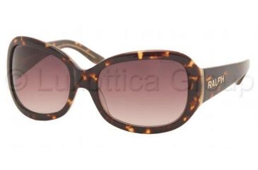 Image of Ralph RA5013 Single Vision Prescription Sunglasses RA5013-522-13-5818 - Lens Diameter 58 mm, Frame Color Dark Tortoise / Milky White