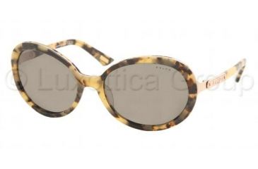 Image of Ralph RA 5030 Sunglasses Styles Spotty Tortoise Frame / Green Lenses, 504-71-5417