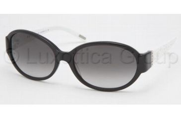 Image of Ralph Prescription Sunglasses RA5046, Select Frame Color / Lens Diameter Black/White/Crystal Frame / 58 mm Prescription Lenses