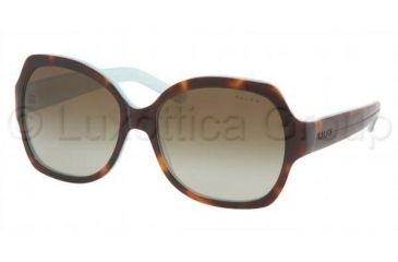 Image of Ralph RA5108 SV Prescription Sunglasses, Light Tort/Turquoise Frame / 58 mm Prescription Lenses, 601 13 5816