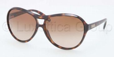 Image of Ralph RA 5151 RA5151 Sunglasses 510/13-6013 - Dark Tortoise Frame, Brown Gradient Lenses